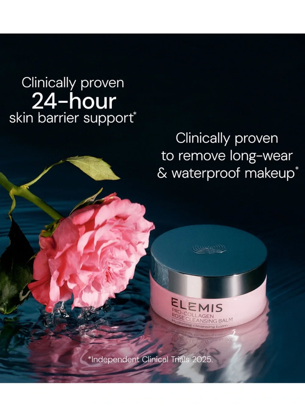 ELEMIS PRO-COLLAGEN ROSE CLEANSING BALM Mini 20g BRAND NEW